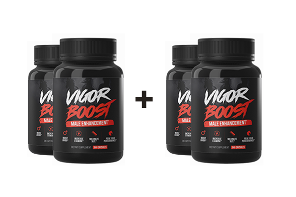 VigorBoost Buy 2 Get 2 Free bundle — four bottles, most popular