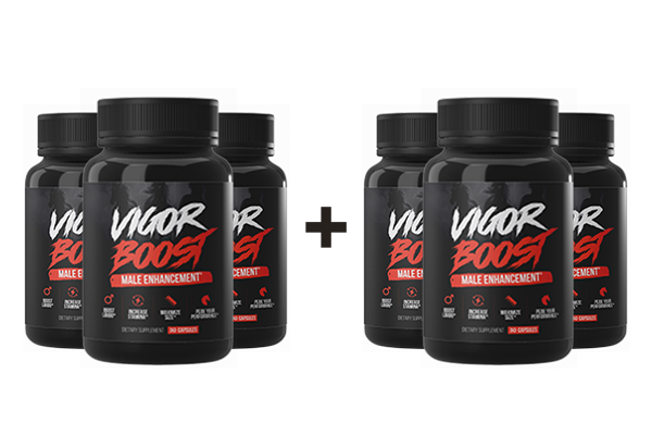 VigorBoost Buy 3 Get 3 Free bundle — six bottles, lowest price ever